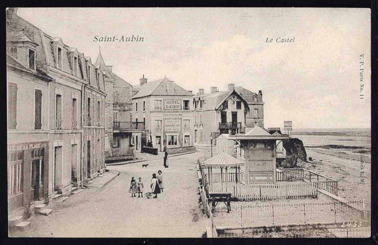 Le Castel, hôtels dont Hôtel de la Terrasse (cartes postales n°105 à 115, 215)
