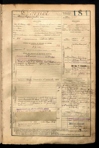 Cornet, Maurice Raymond Gaston