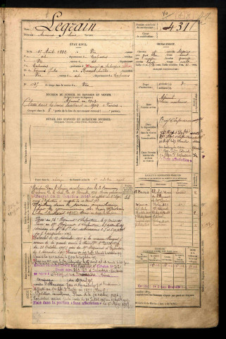 Legrain, Armand Louis