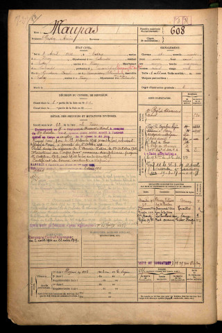 Maupas, Gaston Arsène