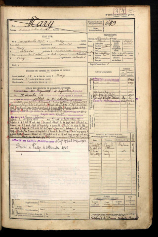 Mary, Maurice Julien Louis