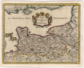 Carte du duché et gouvernement de Normandie. Mérian