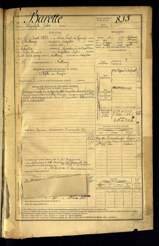 Barette, Théophile Jules