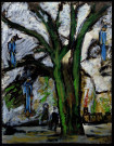 Déportés pendus à un arbre (dessin n°15)