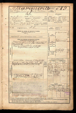 Margueritte dit Fontaine, Prosper Lucien