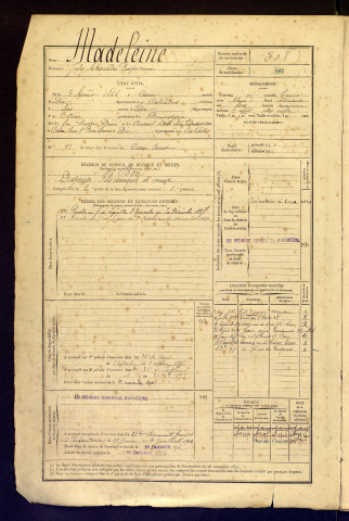 Madeleine, Jules Alexandre Prosper