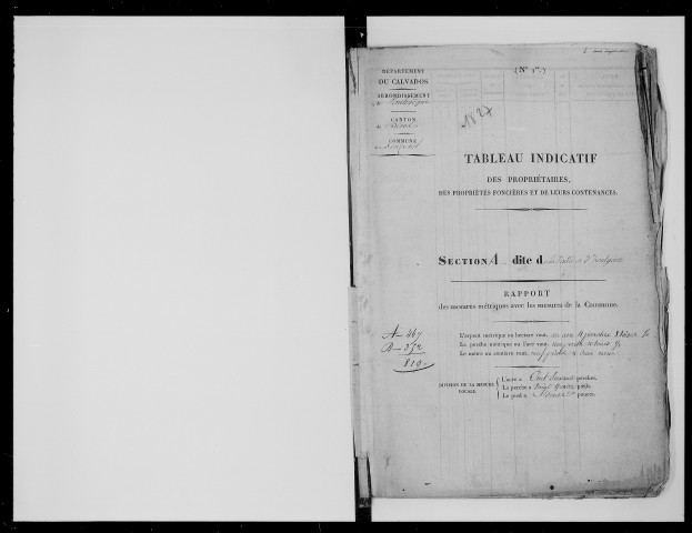 matrice cadastrale des propriétés bâties, 1881-1911, 1er vol. (cases 1-320)