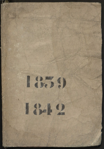 26 décembre 1839-20 janvier 1842
