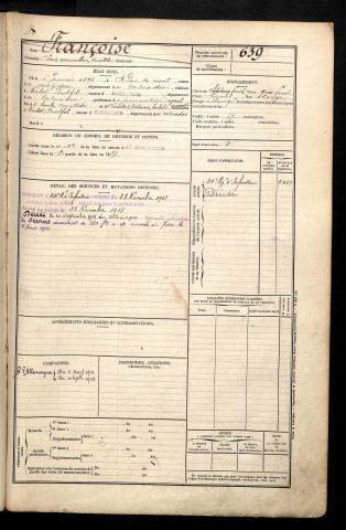 Françoise, Louis Maximilien Aristide