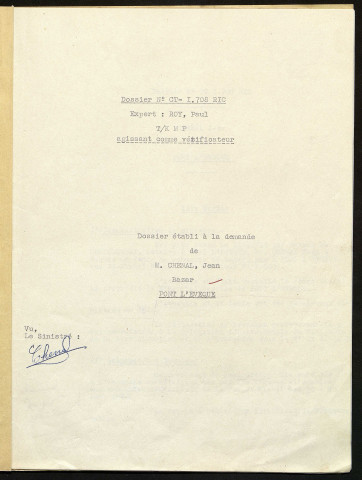 Dossiers 1708RIC, 1477RIC, 1620RIC, 2000RIC, 1999RIC