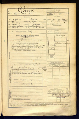 Garet, Clément Arthur