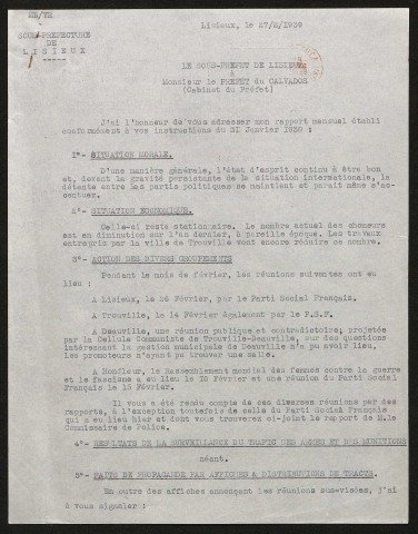 Janvier à septembre 1939