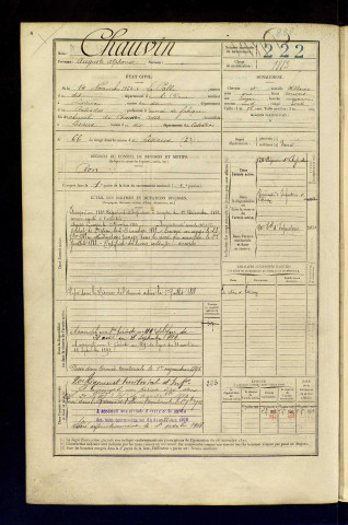 Chauvin, Auguste Alphonse