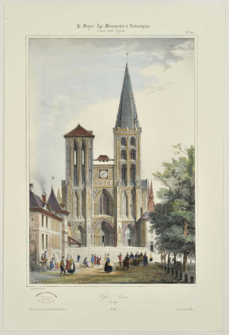 Eglise Saint-Pierre à Lisieux, par Aumont (Le Moyen-âge monumental et archéologique. France. Archit. ogivale. XIIIe Siècle. N°362).