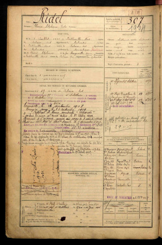 Ridel, Clovis Alphonse Victor