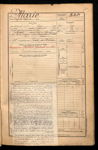 Marie, Auguste Alphonse