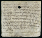 Basilie donne à l'abbaye une rente sur une maison à Calix