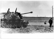 Artillerie blindée et unité de grenadiers allemands (photos 149 et 170)