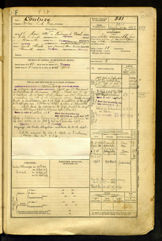 Couture, Henri Emile Pierre