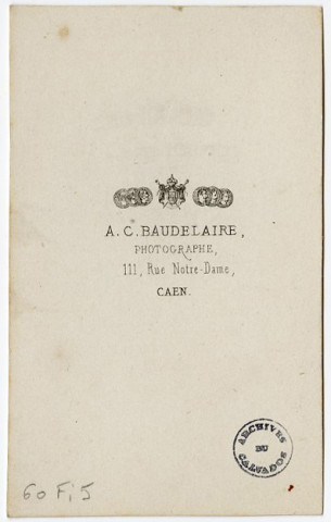 Constance de MALYSSIE, par Auguste Baudelaire.