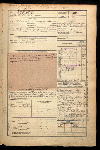 Lefèvre, Camille Jules Léon