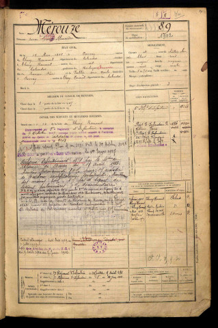 Mérouze, Oscar Pierre Alexandre