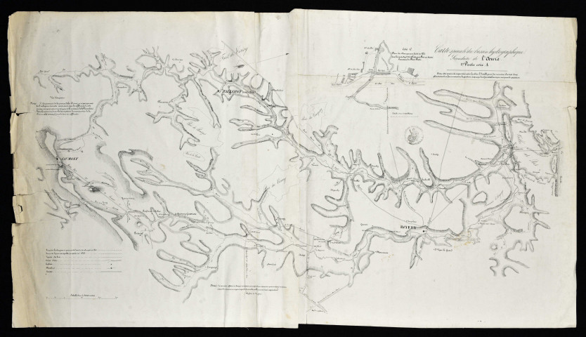 Carte spéciale du bassin hydrographique secondaire de l'Aure