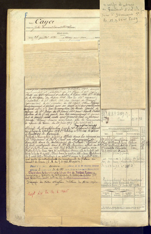 Cayer, Jules Armand Edouard Clément