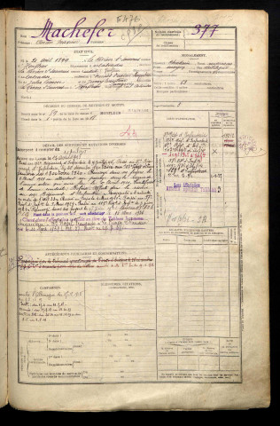 Machefer, André Maxime