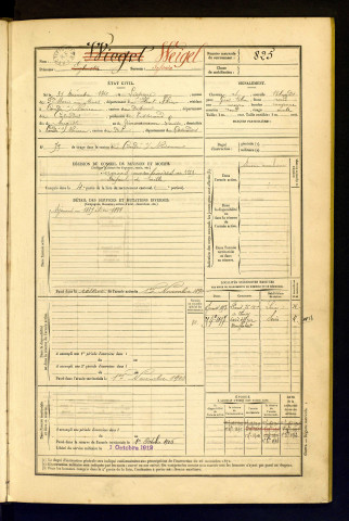 Weigel dit Sylvain, non renseigné