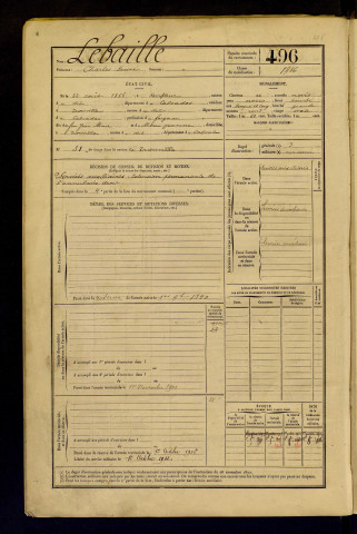 Lebaille, Charles Henri