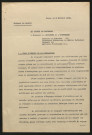 1939. Rapports du préfet Peretti de la Rocca