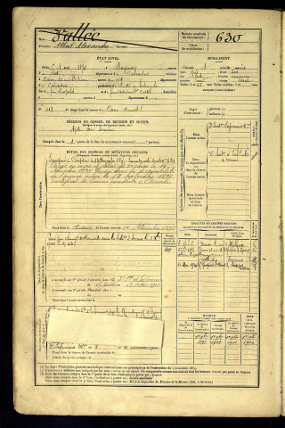 Vallée, Albert Alexandre