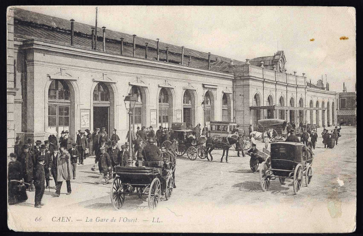 Gare de l'Ouest puis gare reconstruite en 1934 (n°3209 à 3226)