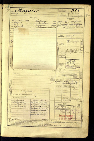 Macaire, Henri Louis