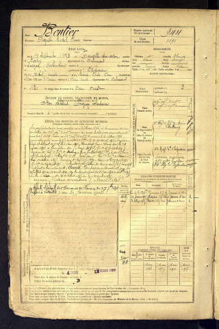 Bontier, Auguste Michel Henri