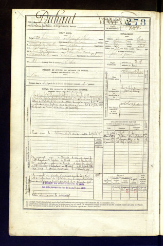 Duhaut, Louis Frédéric Alphonse