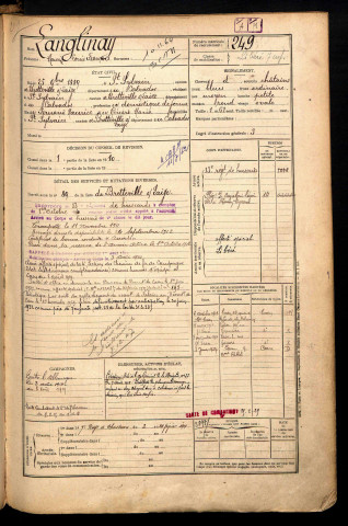 Langlinay, Maurice Louis François