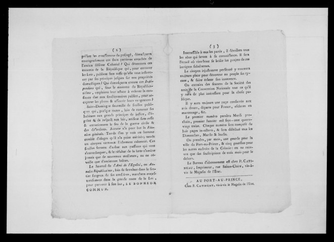 Ami de l'égalité ou Annales républicaines (L')