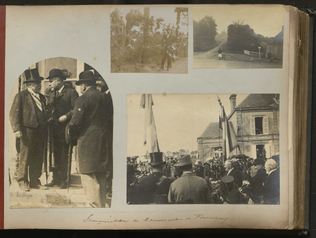 Inauguration du monument commémoratif de la bataille de Formigny (pages 33 à 35).