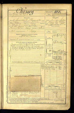 Chesney, Cyriaque Félix Auguste