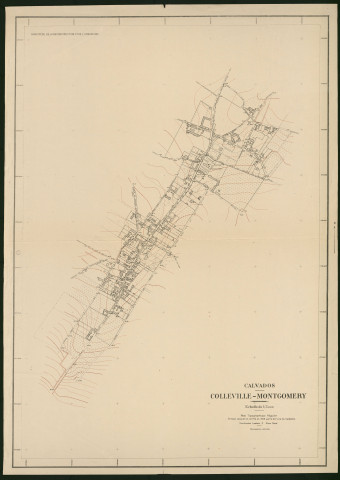 Plan topographique de Colleville-Montgomery