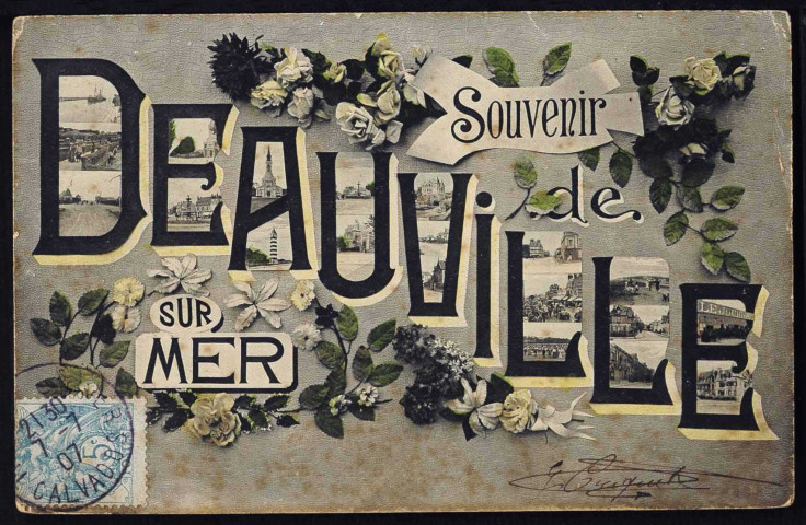 Vues multiples, cartes souvenir, cartes fantaisie (n°1 à 6 ; 380 à 384 ; 386 ; 399 ; 415 à 417 ; 425 à 426)