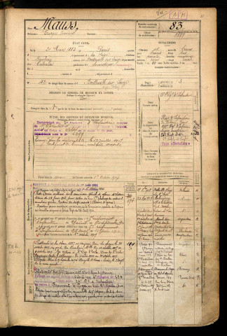 Mauss, Georges Fernand