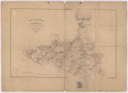 Carte topographique du canton de Creully par Simon, géomètre en chef du cadastre