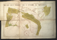 1 - Plan des terres de Ste Barbe à Mésidon.