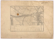 Plan de la ville et du chenal d'Isigny.