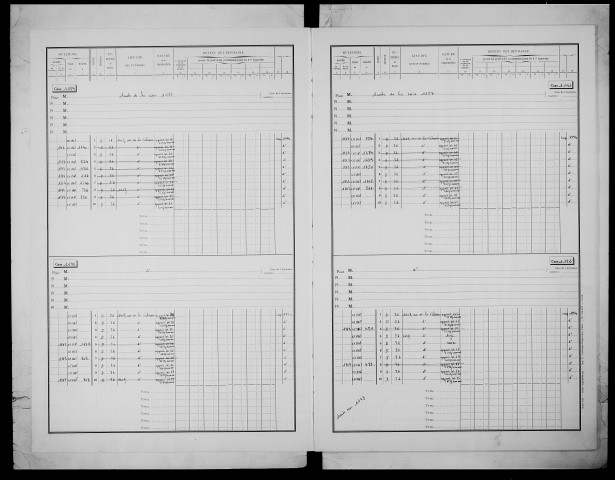matrice cadastrale des propriétés bâties, 1911-1972, 4e vol. (cases 1187-1786)
