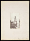 Vire : vue de la tour horloge, par E. Reynauld
