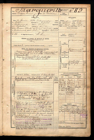 Margueritte dit Fontaine, Prosper Lucien